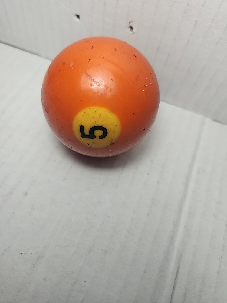 Vintage # 5 FIVE Replacement POOL BALL