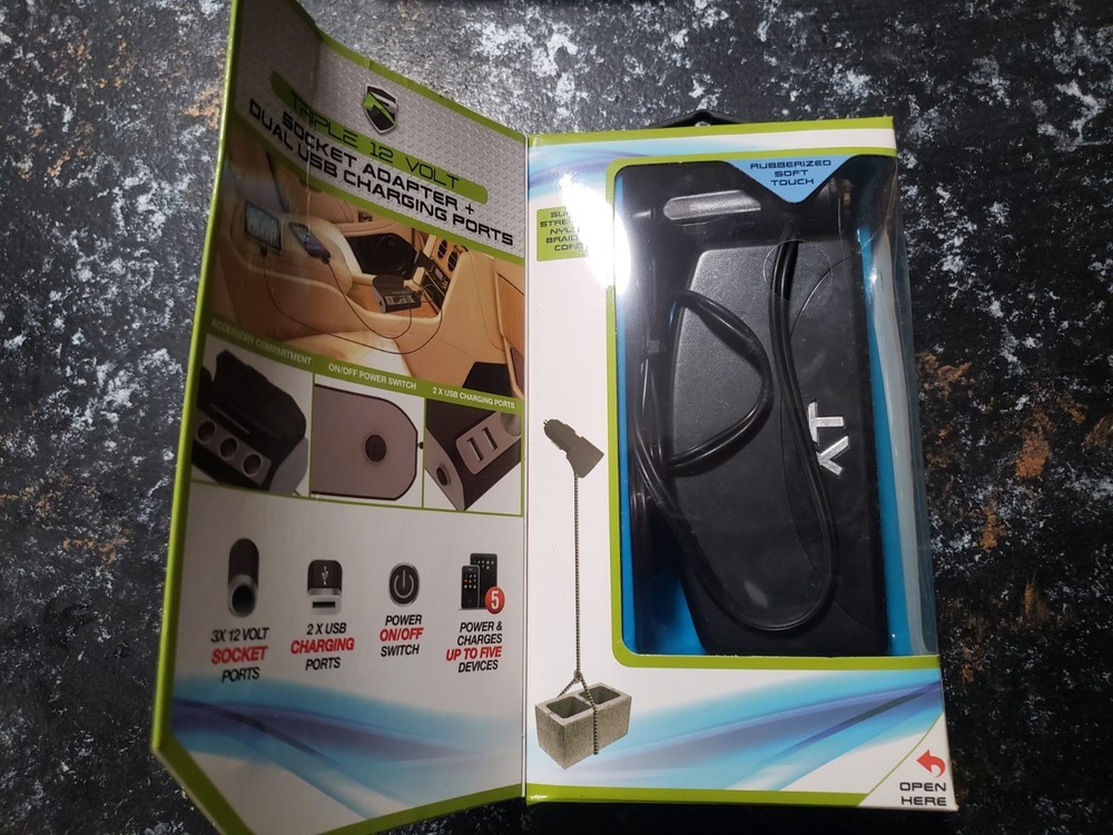 Road Proof 12v Triple Socket Adapter