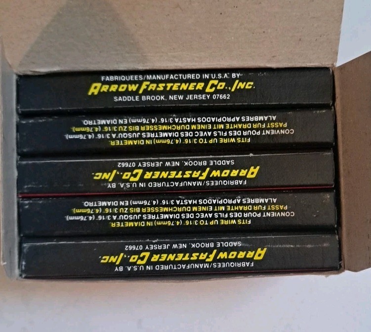 Arrow T18 Staples 5000 7/16 Round Crown