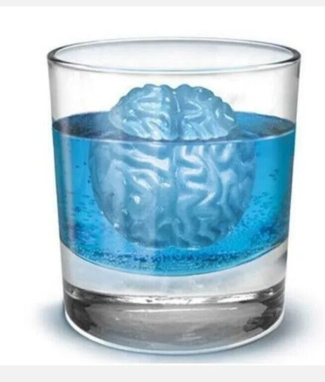 4 pack - 2 Octopus +2 BRAINS Silicone Ice Cube #drinks #science