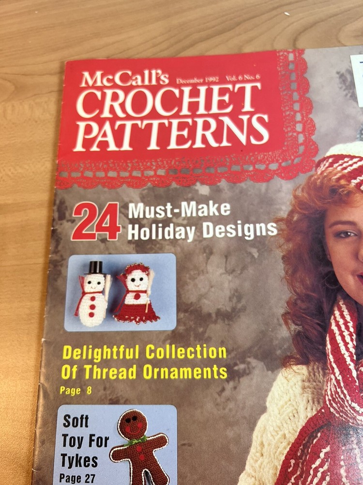 McCall's Crochet Patterns Magazine Dec 1992