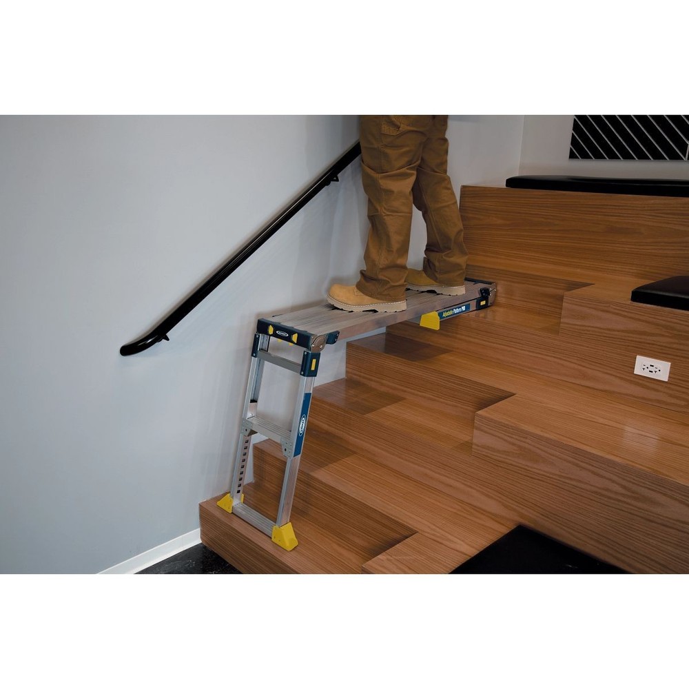 Werner Adjustable PRO Work Platform 25cm Height Aluminium Lightweight