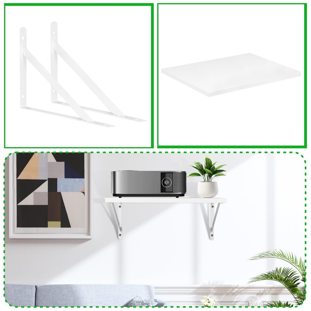 Projector Wall Mount Shelf, Projectors Floating Shelves, Projector-Rack-Holde...