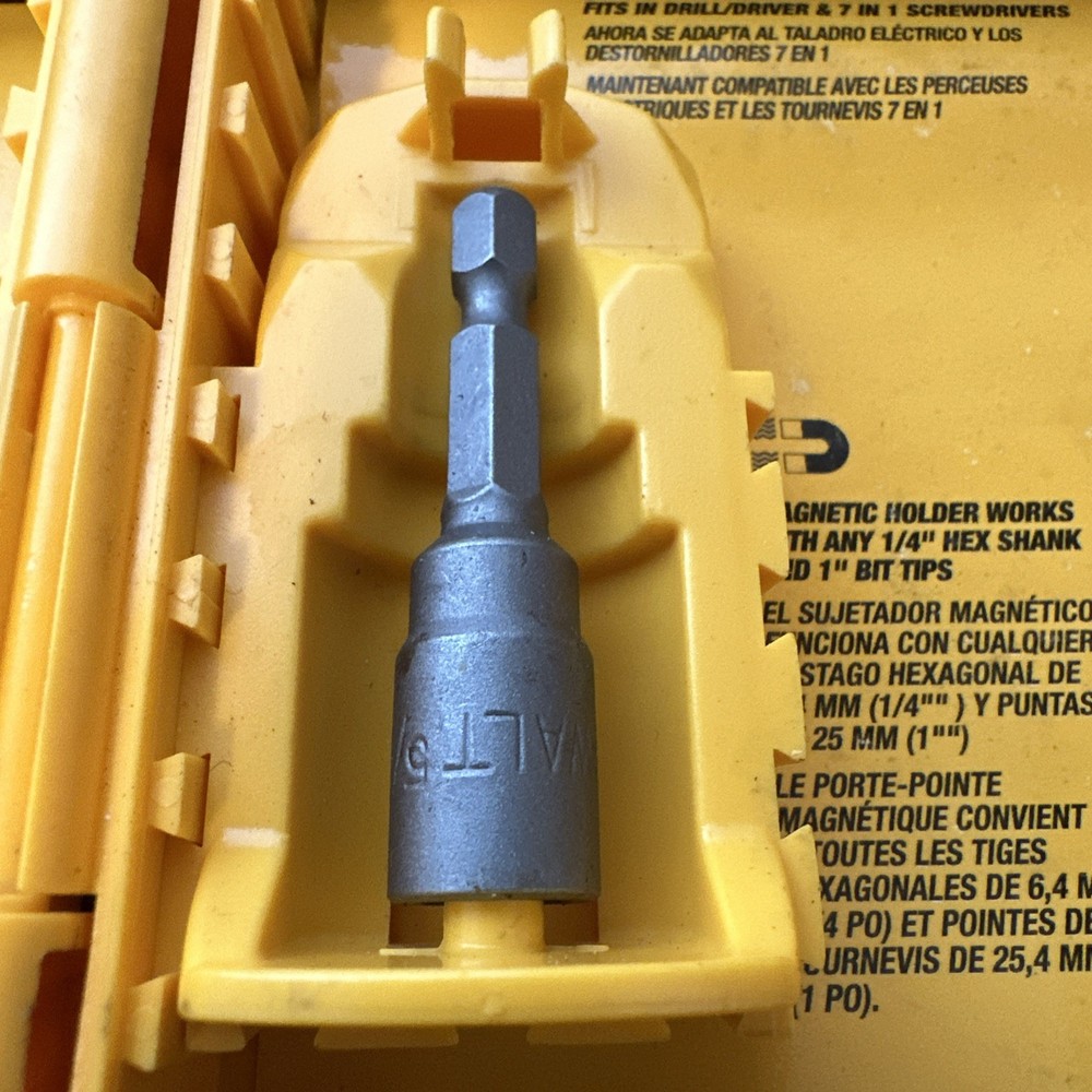 Dewalt Screwdriver Bit Case w/ Misc Screwdriver Bits