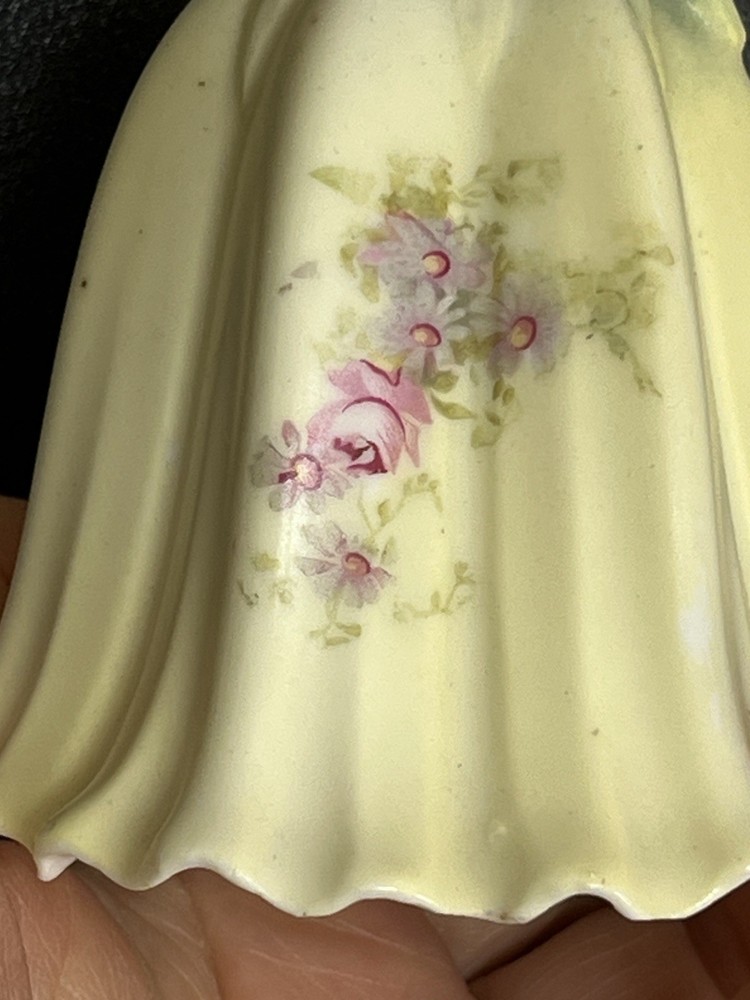 Vintage Porcelain Hand Painted Bell