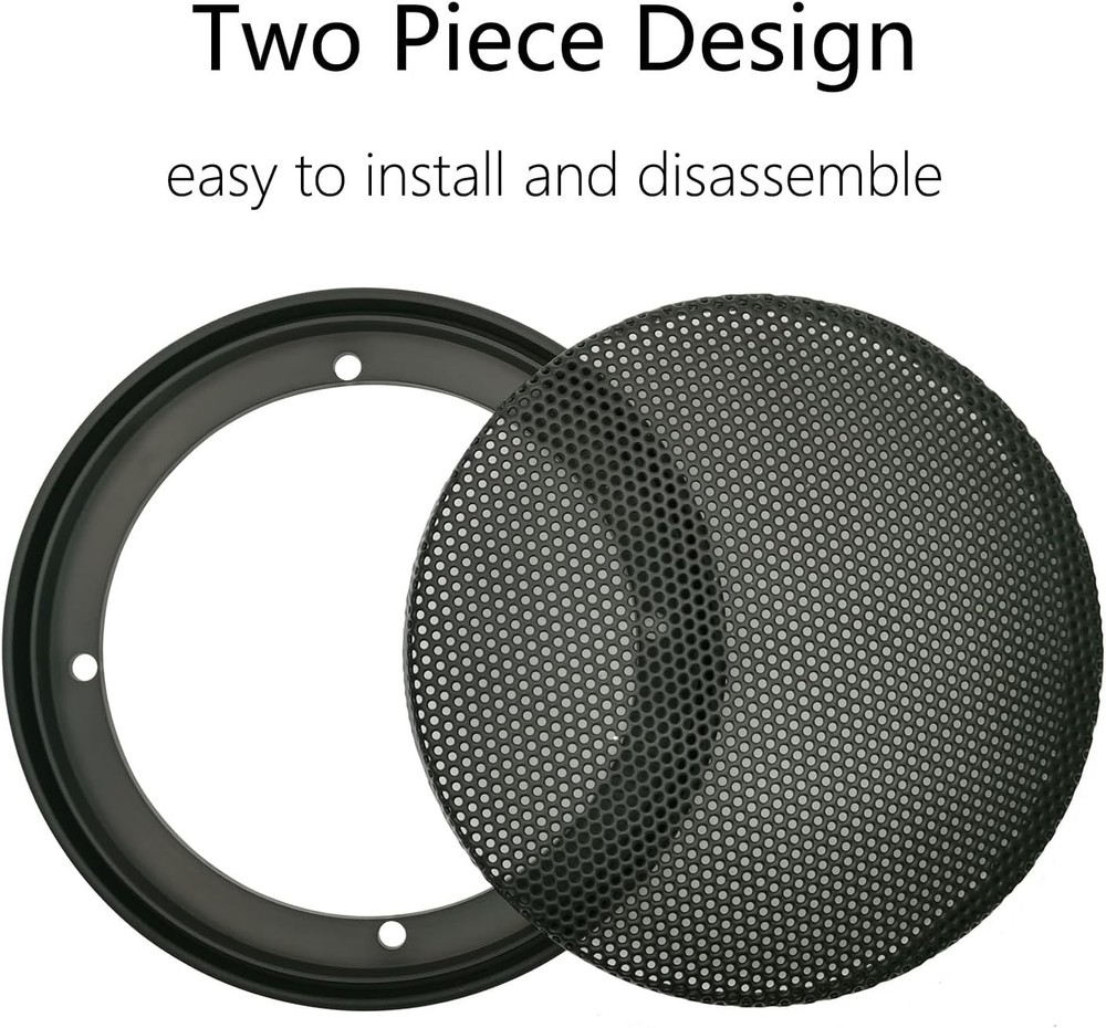 3" Speaker Grill Covers, Car Speaker Subwoofer Guard Protector, ABS Plastic F...