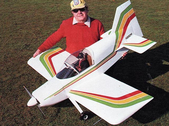Bede BD8 .90 68" Wingspan RC Model Airplane Printed Plan &Templates