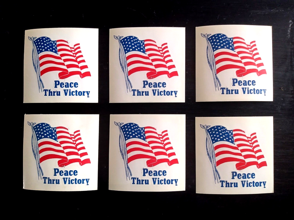 1990-1991 Desert Storm "Peace Thru Victory" Decals
