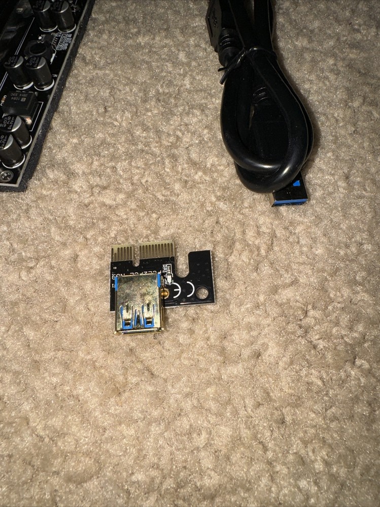Mini PCI-E to PCI-E x16 Riser External Graphics Card + 60 USB cable