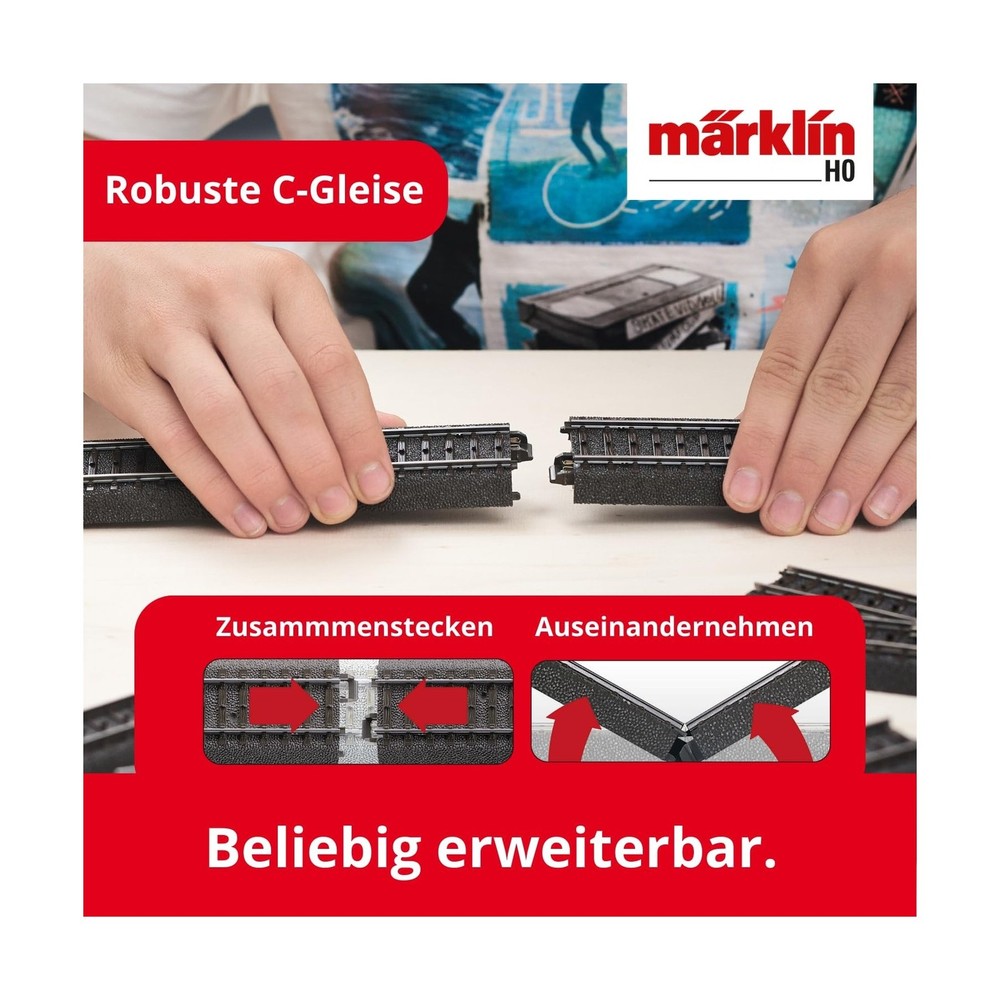 Mrklin HO-scale Train Set, Multi-Colour, HO Gauge, 1:87 Scale, Digital Starte...