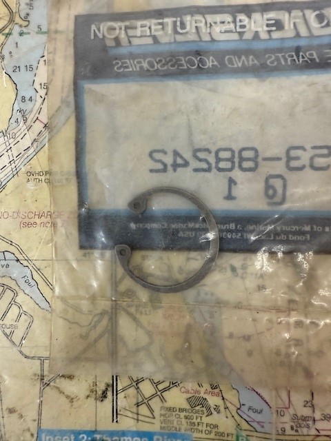 Quicksilver #53-88242 Ring, Retaining.
