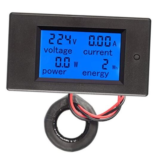 Digital Multimeter PZEM-061 LCD Display Digital Current AC 80-260V 100A