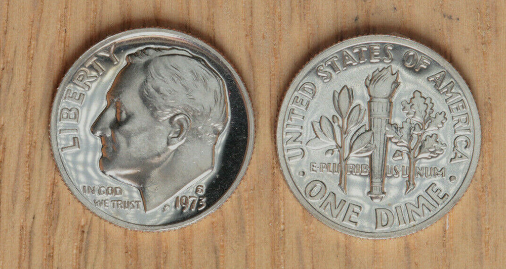 1973 S Proof Roosevelt Dime - Choice to Gem Proof