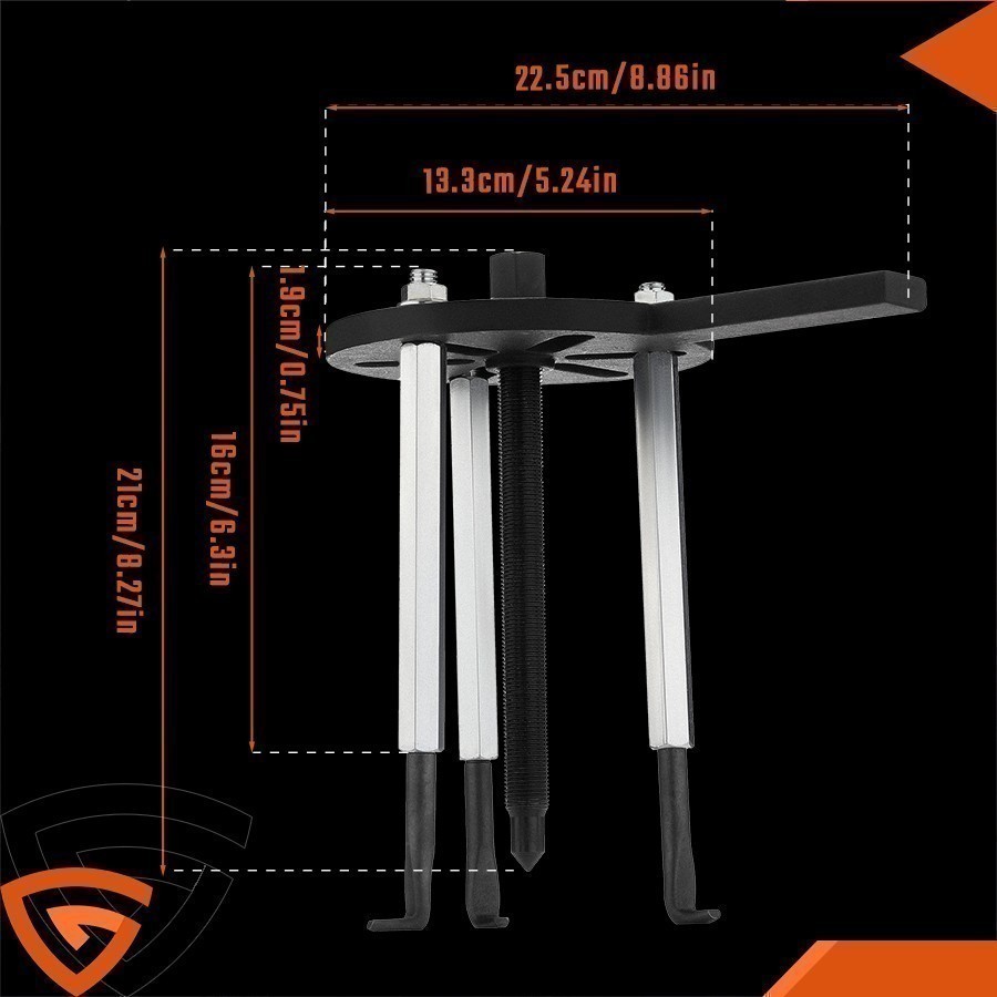 Inner Hole Removal Tool Bearing Removal Tool Inner Hole Three-Jaw Puller