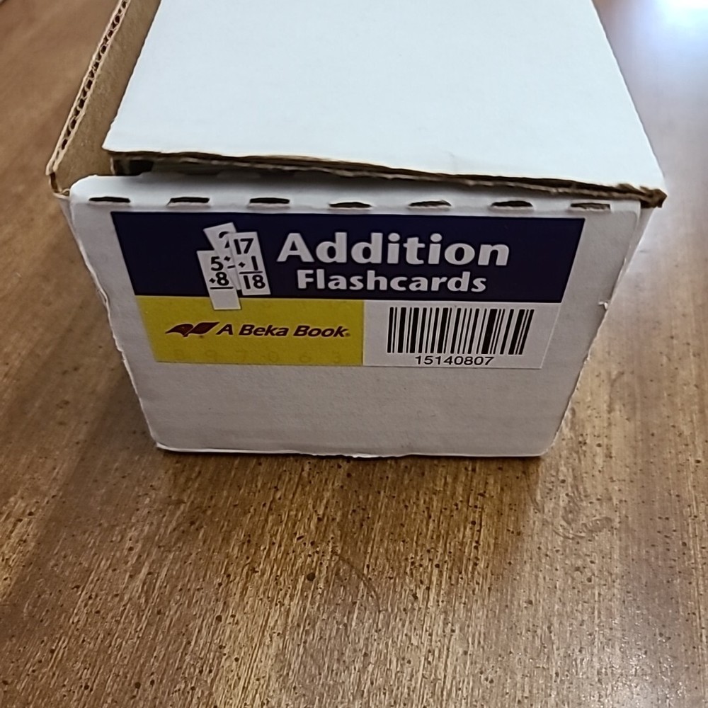Abeka Addition Flashcards
