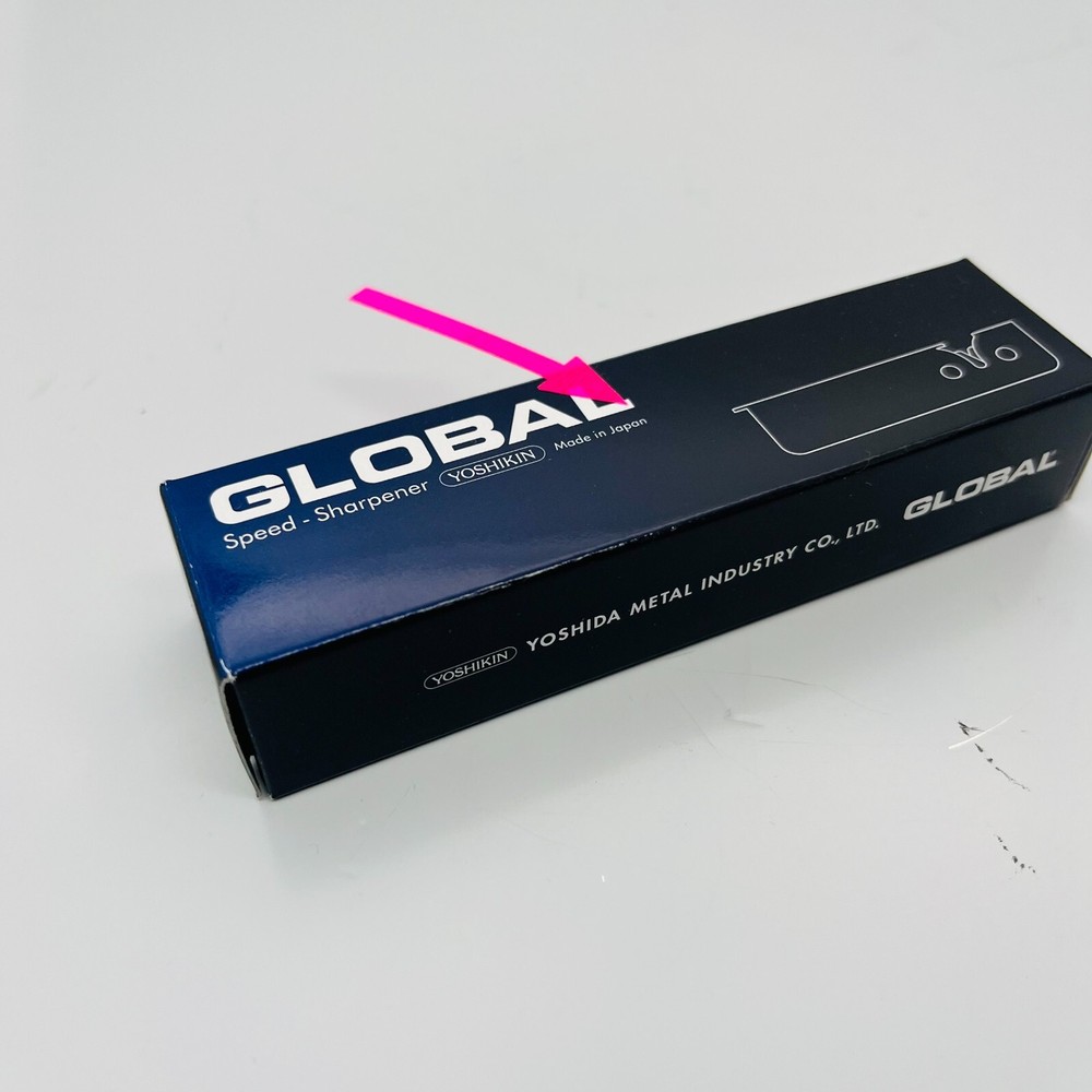 Global Gss-01 Speed Sharpener SilverKitchen Knife Genuine