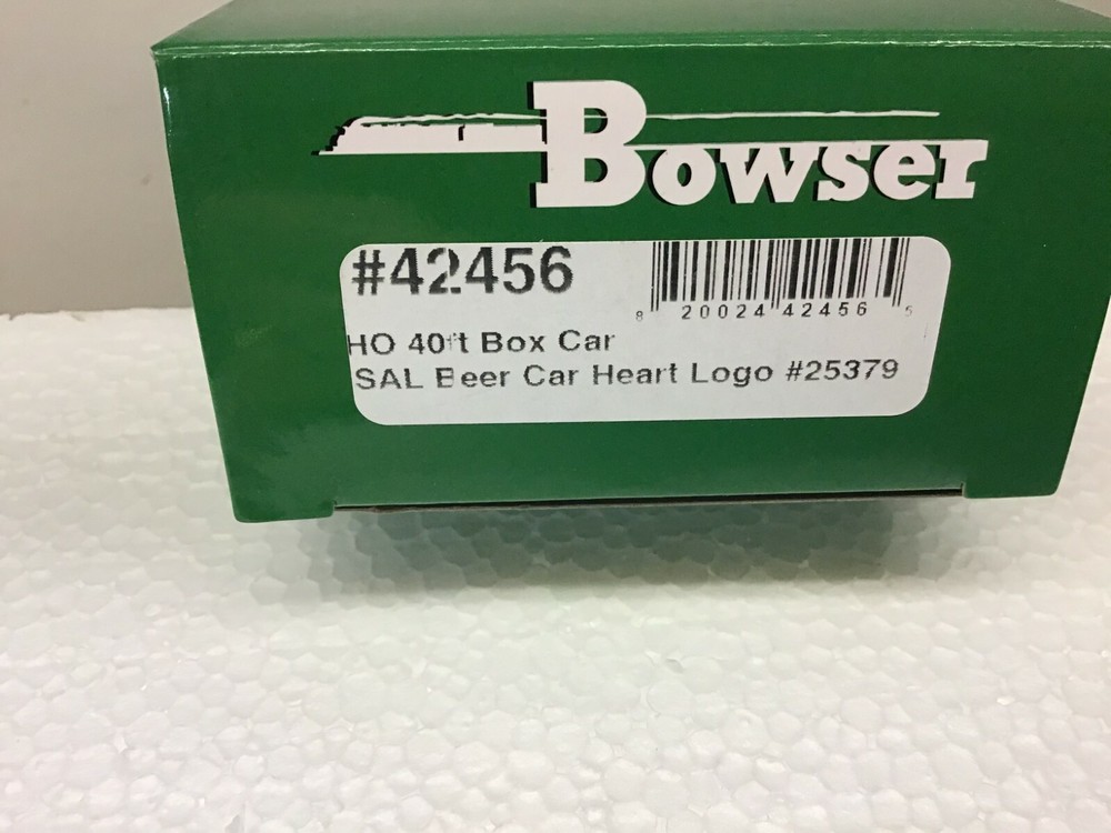 Bowser #42456 HO scale “Seaboard” 40' box car Rd. #25379