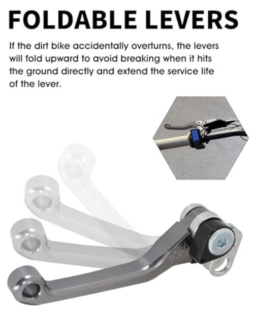 Brake Levers for Surron Light Bee,CNC Adjustable Foldable Handle Titanium