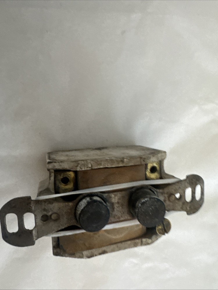 Single Pole Push Button Light Switch - Antique