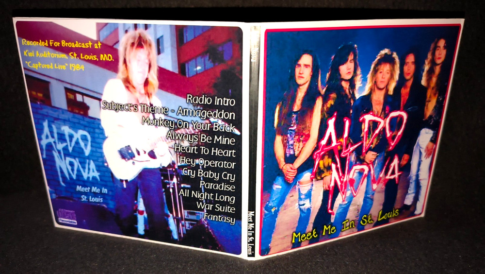 Aldo Nova St. Louis 1984 Gate Fold CD Package NEW