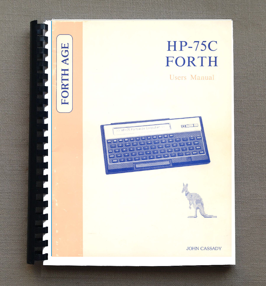 Hewlett Packard HP 75 Forth Manual