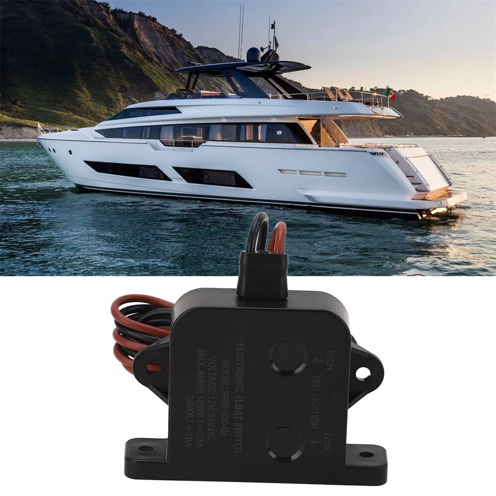 Marine Bilge Pump Sensor Electric Field Sensor Switch Automatic Alarm Water / ๑