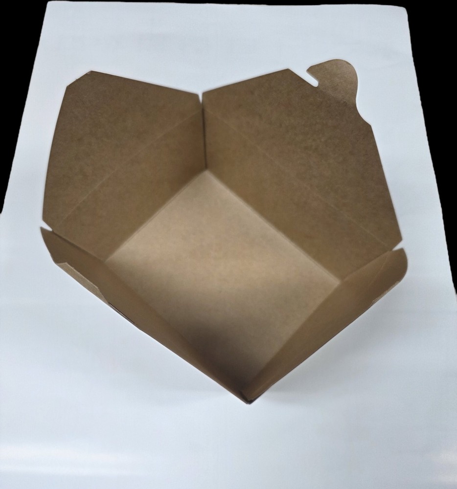 Kraft Take-out Box, Paper, 300/Case