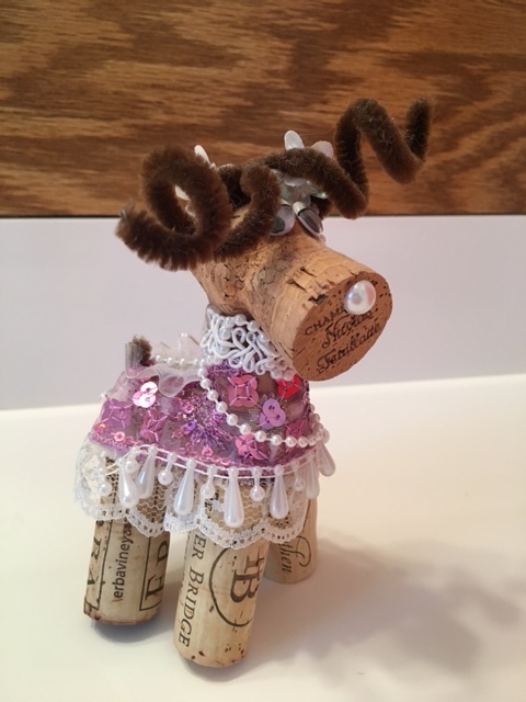 Handmade Wine Cork Animal