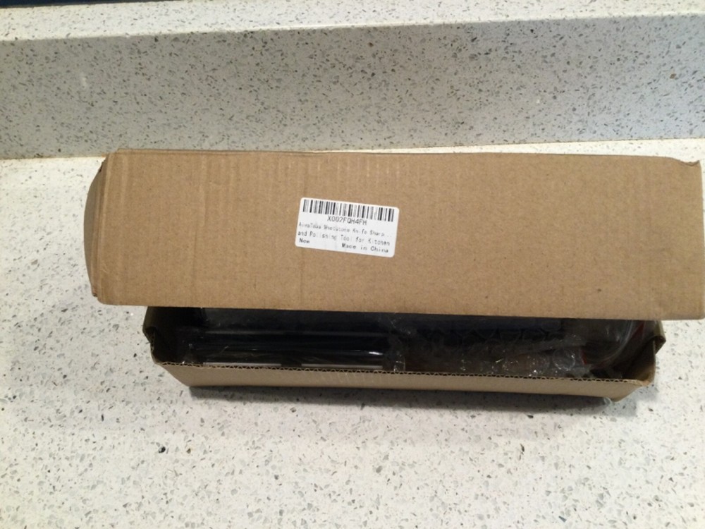 Premium Whetstone Knife Sharpening Stone 2 Side Grit 1000/6000 Sharpener Bamboo