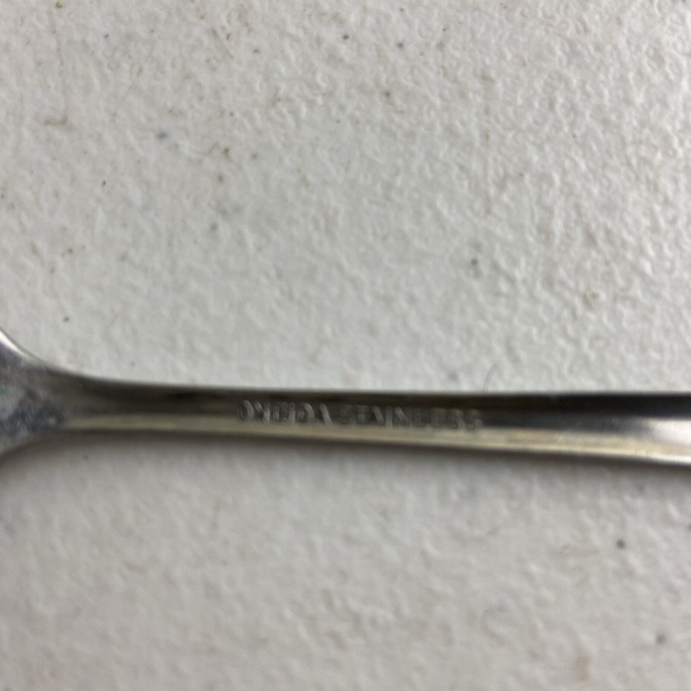 Oneida ASIAN ARROW Stainless Flatware Iced Tea Spoons MCM 8pc