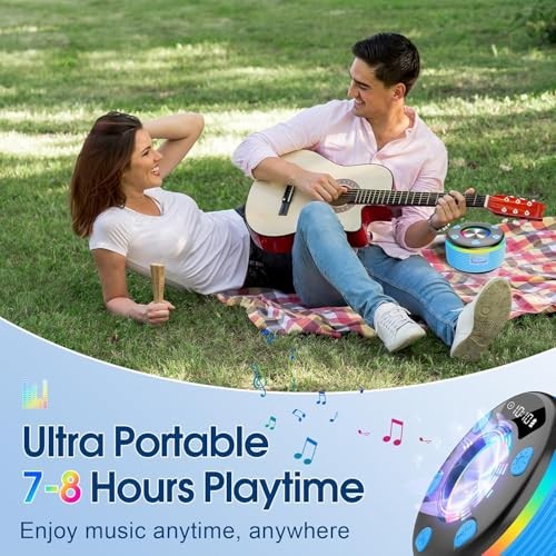 Bluetooth Shower Speaker, Portable Bluetooth Speaker 360° HD Sound, Deep Blue