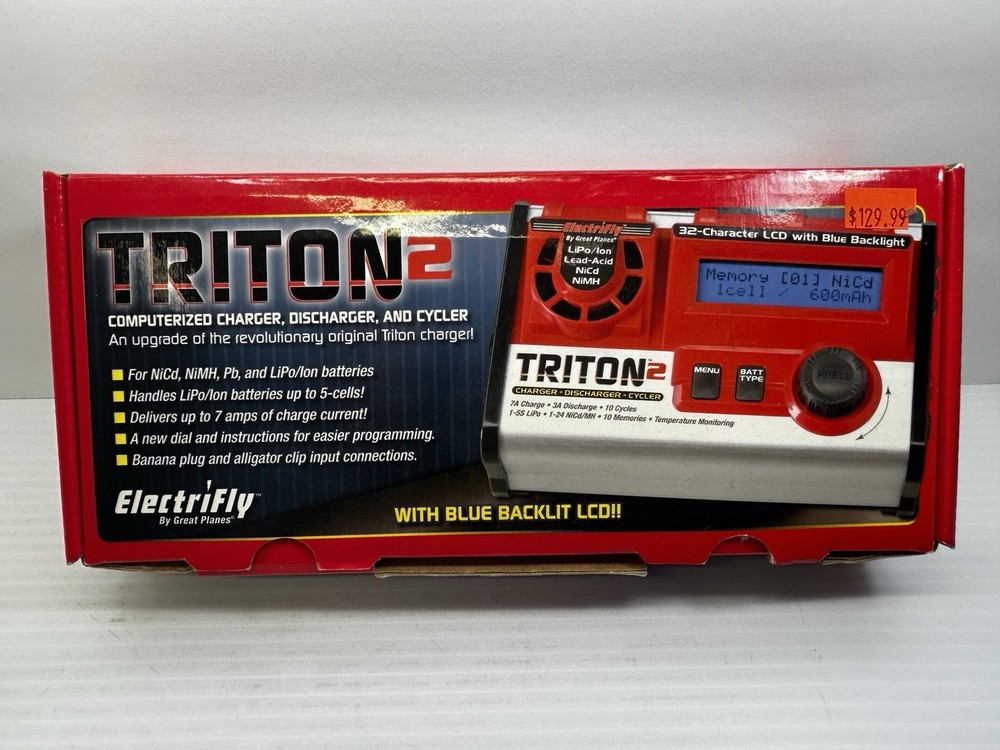 Electrifly Triton 2 Computerized RC Multi Charger Full Tested CLEAN - GPMM3153
