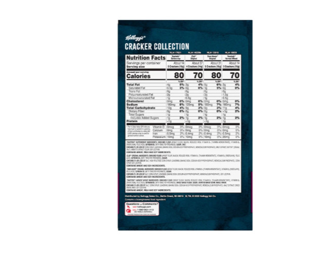 Kellogg's Cracker Collection, Variety Pack, 13 Stacks (52 Ounce)