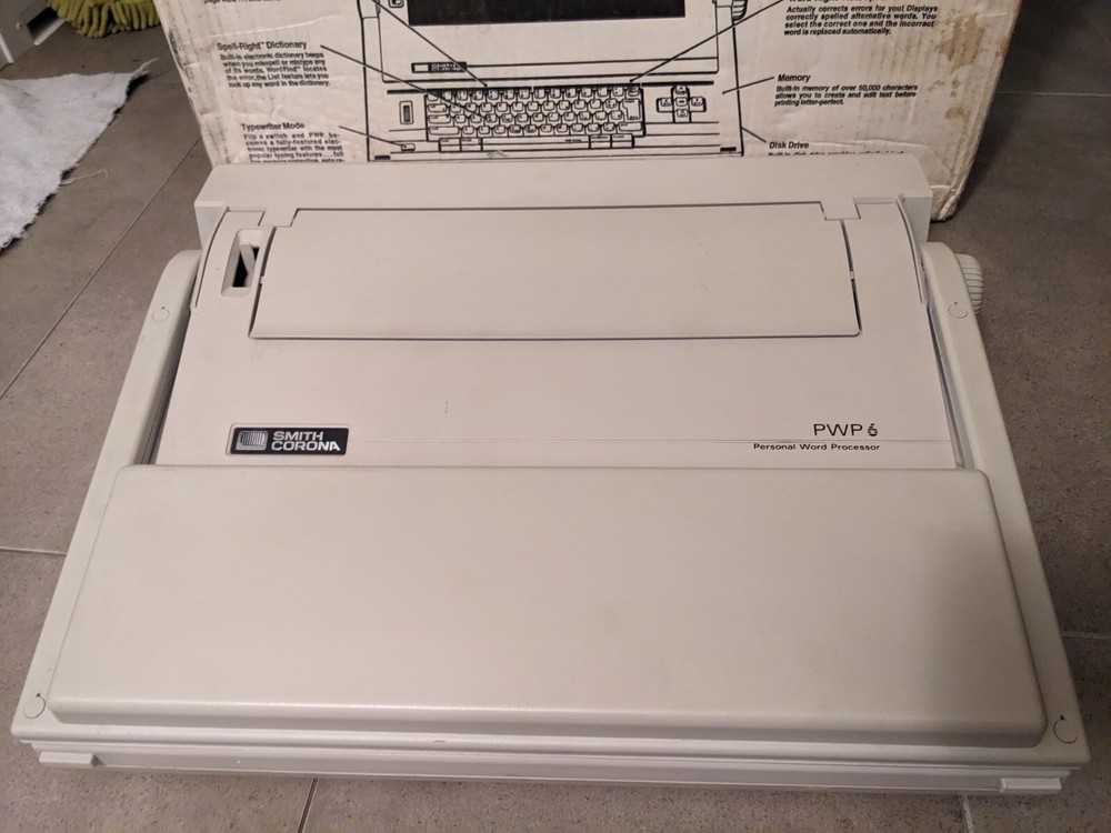 Smith Corona PWP 6 - Personal Word Processor With Original Box (Untested)