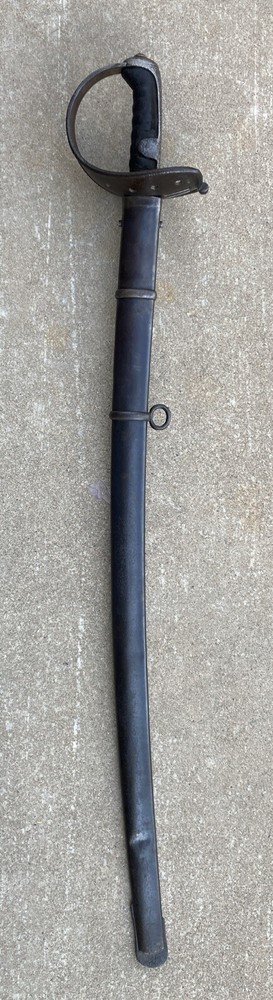 M. 1858 Austrian heavy cavalry sword and scabbard, C. Jurmann