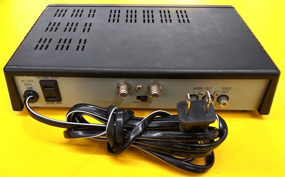 ⭐️⭐️⭐️⭐️⭐️ G.E.C Coolmax TV Television Analog Cable Box