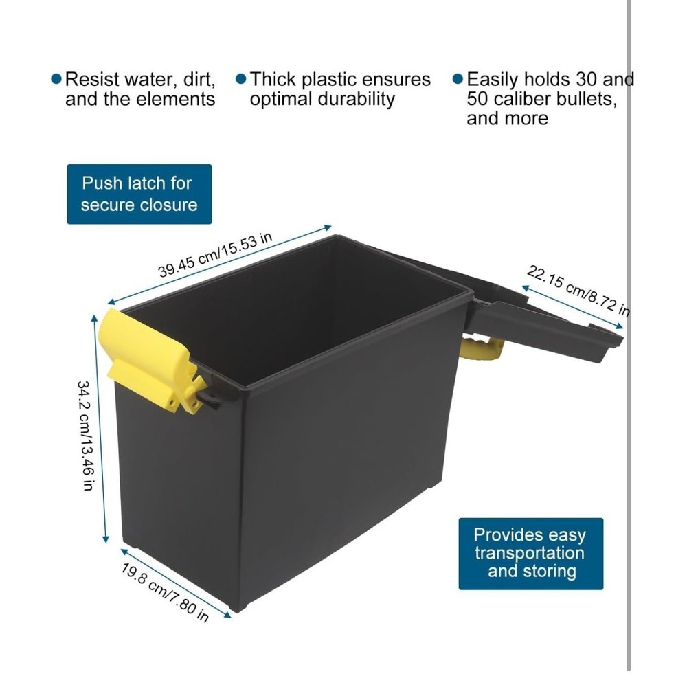 Field Ammo Box | Heavy Duty Storage Case | Waterproof Box