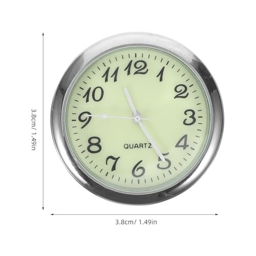 Mini Quartz Clock for Car Dashboard Analog Decorative Clock Easy Installation