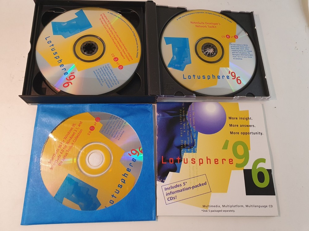 Lotusphere 96 5 Cd Software Toolkit