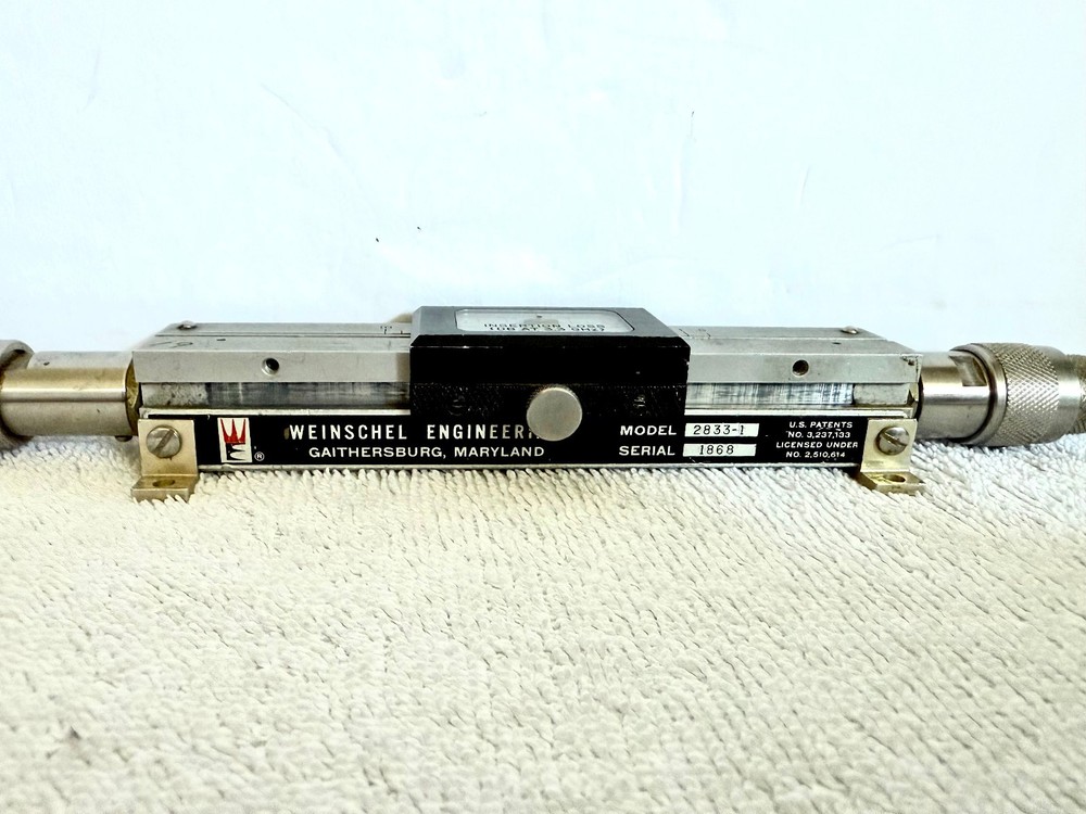 WEINSCHEL SLIDE VARIABLE ATTENUATOR MODEL 2833-1