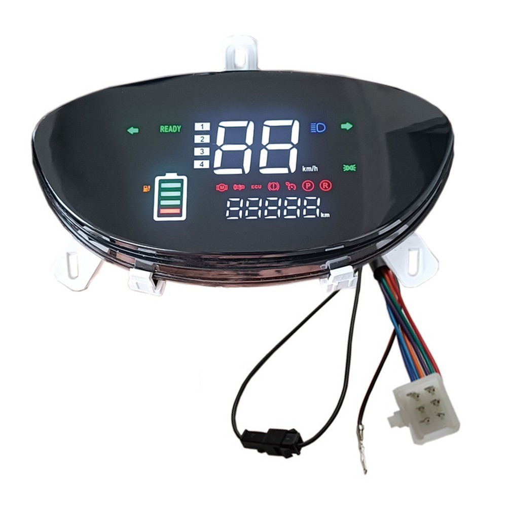High Resolution LCD Display for Electric Bikes Scooters (63 characters)
