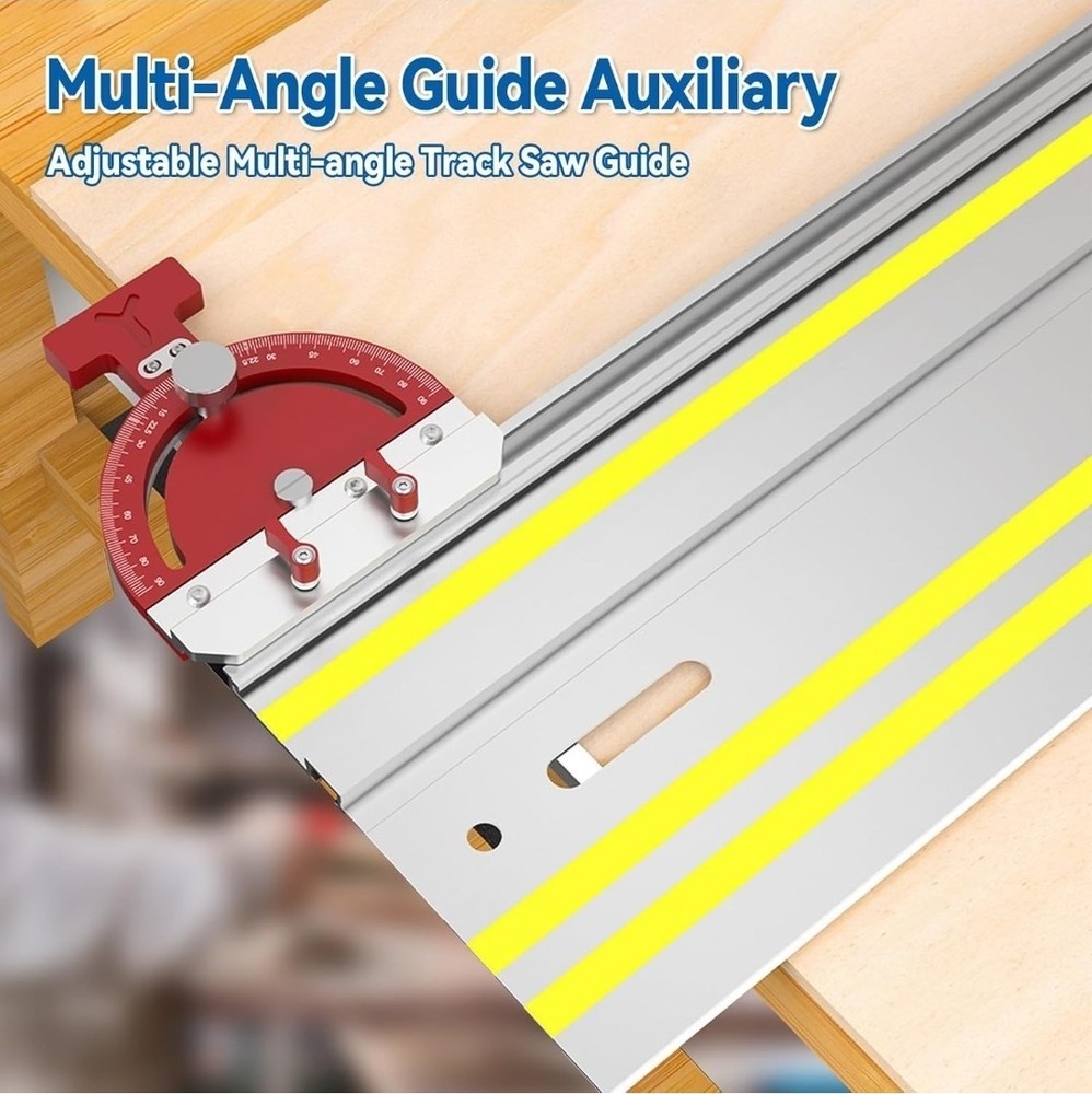 Adjustable Multi-angle Track Saw Guide Fit