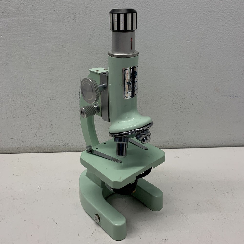 Vintage Cable Microscope 1200x Zoom Non Functioning Plus Slides