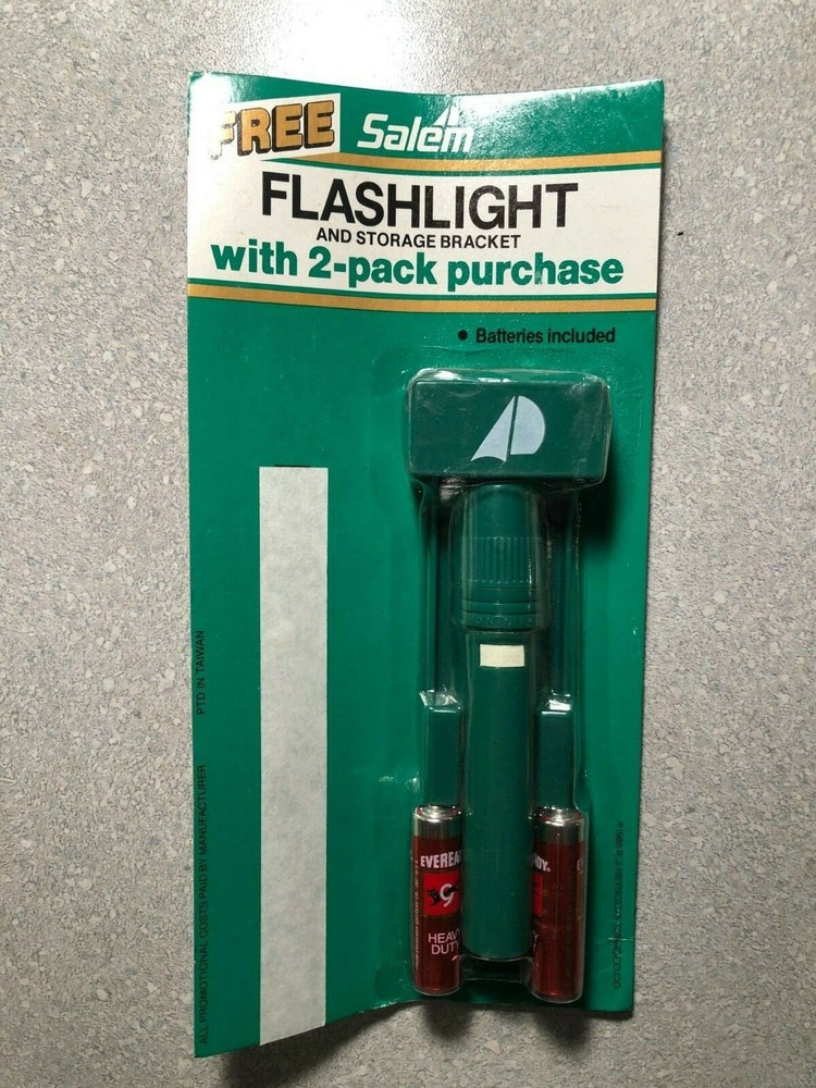 Vintage Salem Cigarette Flashlight New in Package