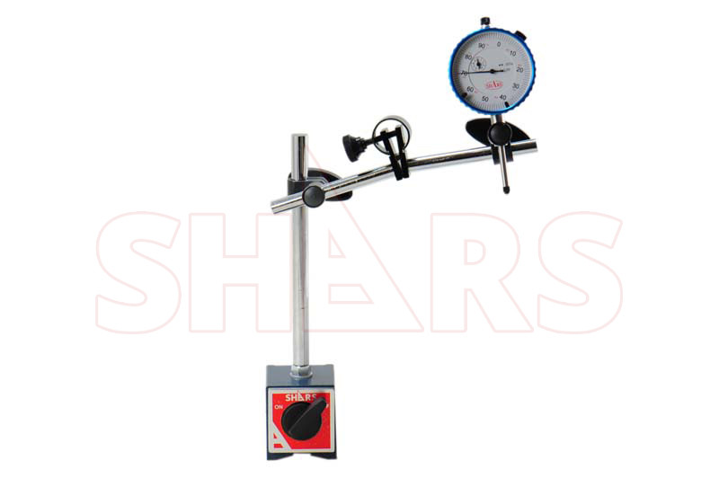 SHARS Magnetic Base Indicator Holder with Fine Adjustment + 1" Dial Indicator S]