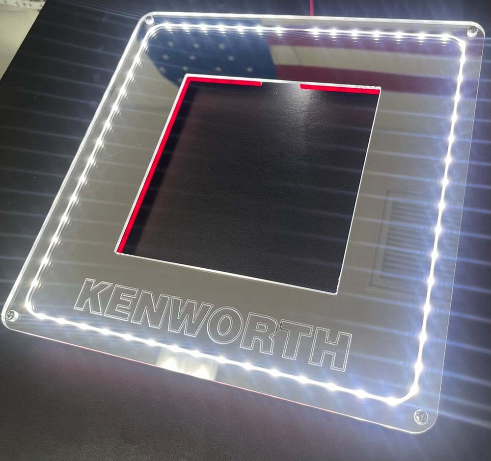 Kenworth W800, W900 Shift Boot Blue Led Red Bottom Custom