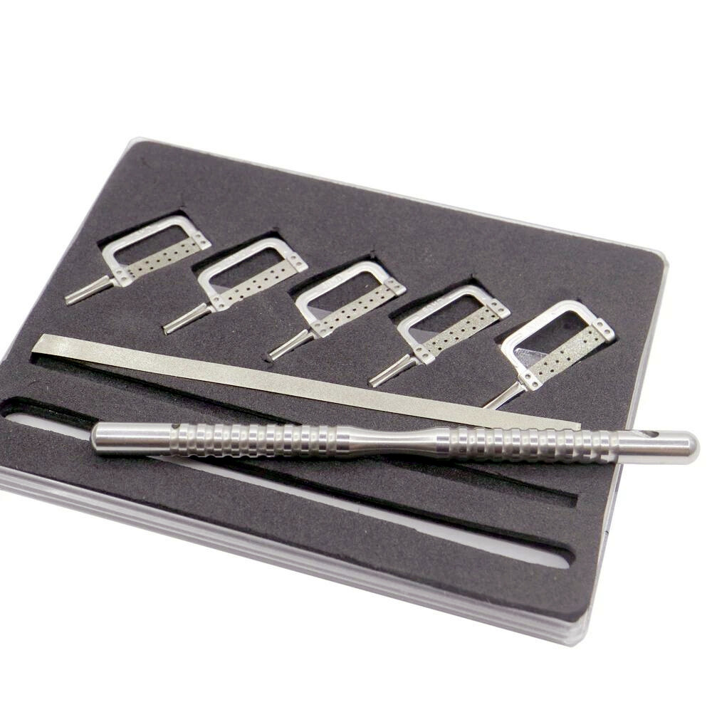 Orthodontic Interproximal Enamel Reduction Kit IPR System with Manual Handle