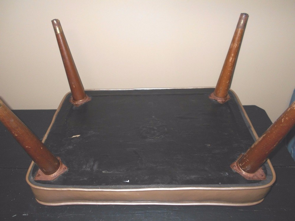 MID CENTURY FOOT STOOL RETRO OTTOMAN