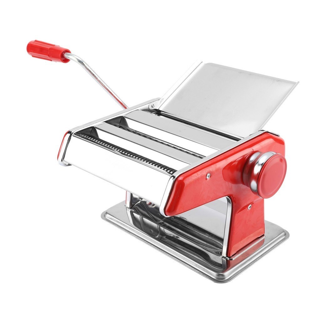 Stainless Steel Pasta Maker Machine w/ 6-Adjustable Thickness Settings