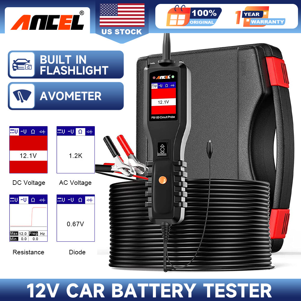 Ancel PB100 Powerscan Circuit Tester Electrical System Diagnostic Tool 12V & 24V